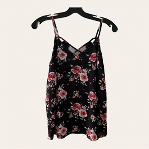 KISMET Floral Spaghetti Strap Blouse Size XS